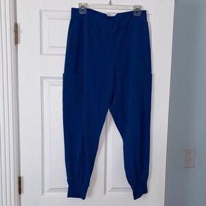 Med Couture Royal Blue Women's Jogger Scrub Pants